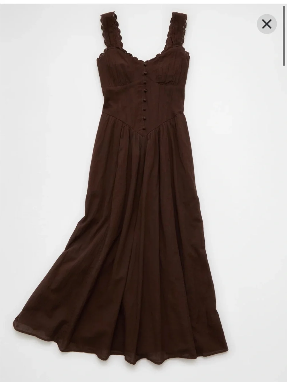 AE Sweetheart Corset Midi Dress NWT - Picture 4 of 12